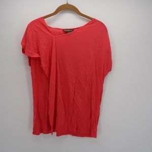 Tommy Bahama V-Neck Cap Sleeve Hi- Lo Top Blouse